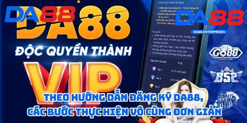 Hướng dẫn đăng ký DA88 Hướng dẫn đăng ký DA88